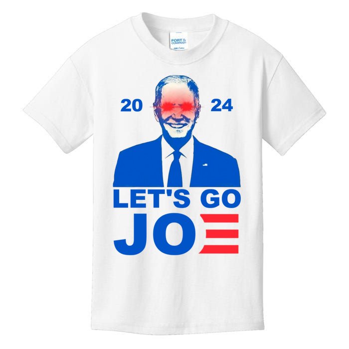 Let's Go Joe 2024 Biden Harris Re Election Kids T-Shirt