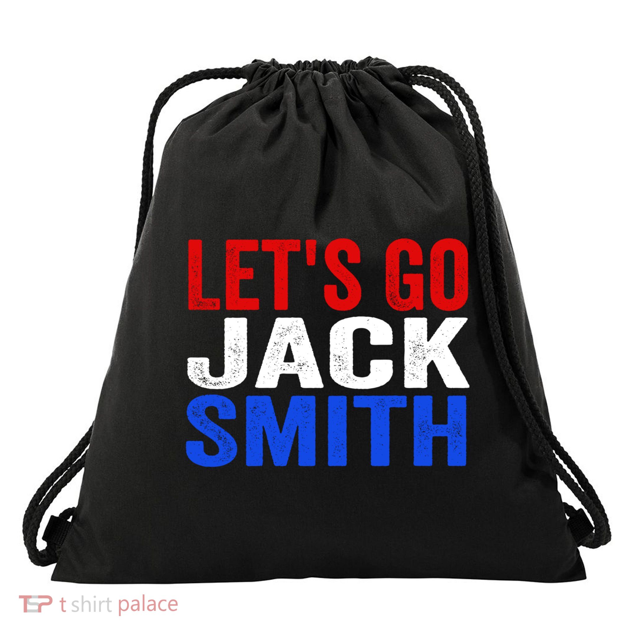 Lets Go Jack Smith Drawstring Bag