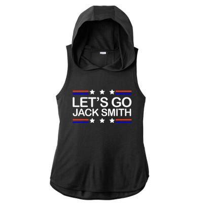 Lets Go Jack Smith For President Ladies PosiCharge Tri-Blend Wicking Draft Hoodie Tank