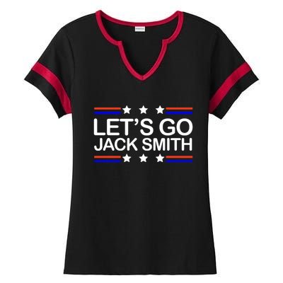 Lets Go Jack Smith For President Ladies Halftime Notch Neck Tee