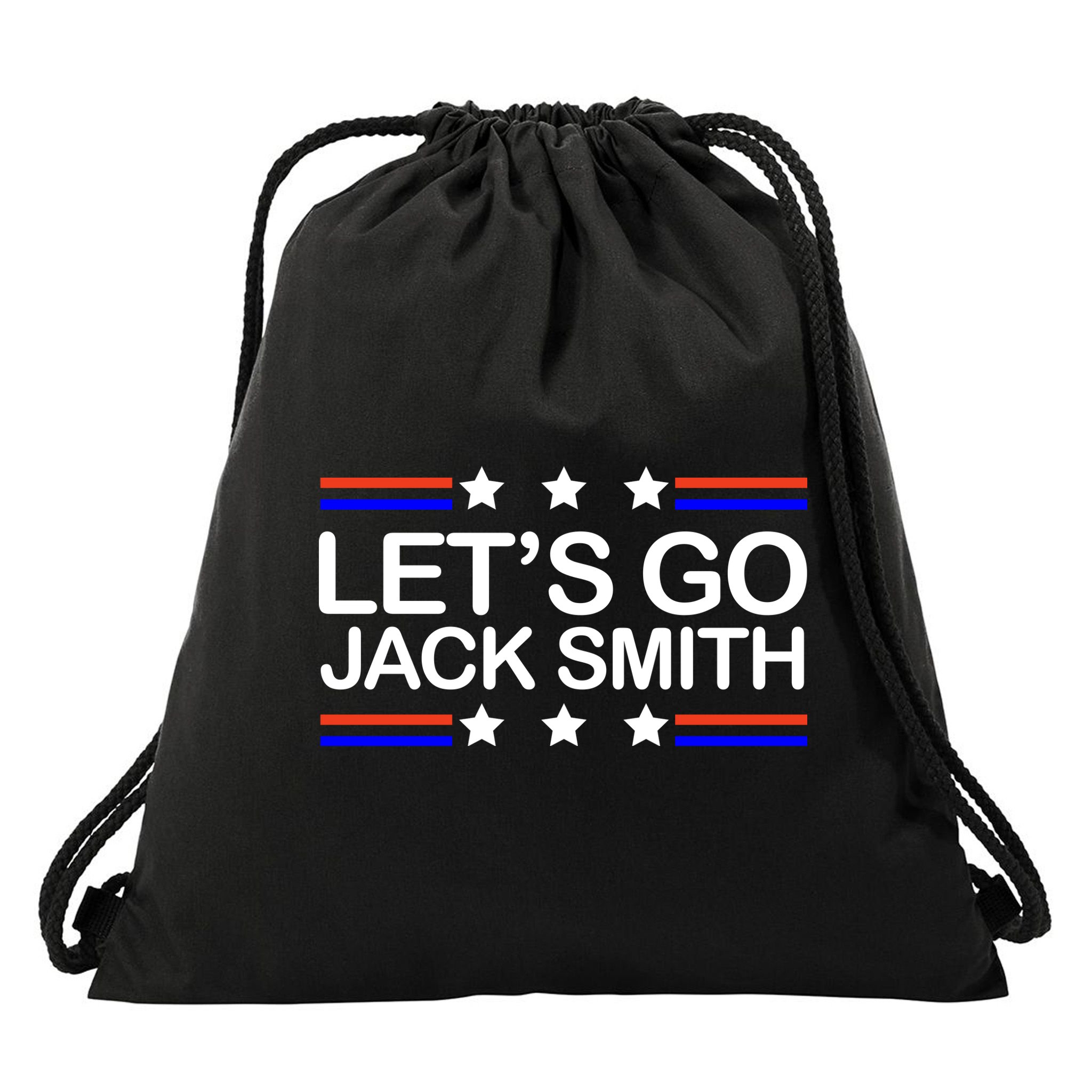 Lets Go Jack Smith For President Drawstring Bag