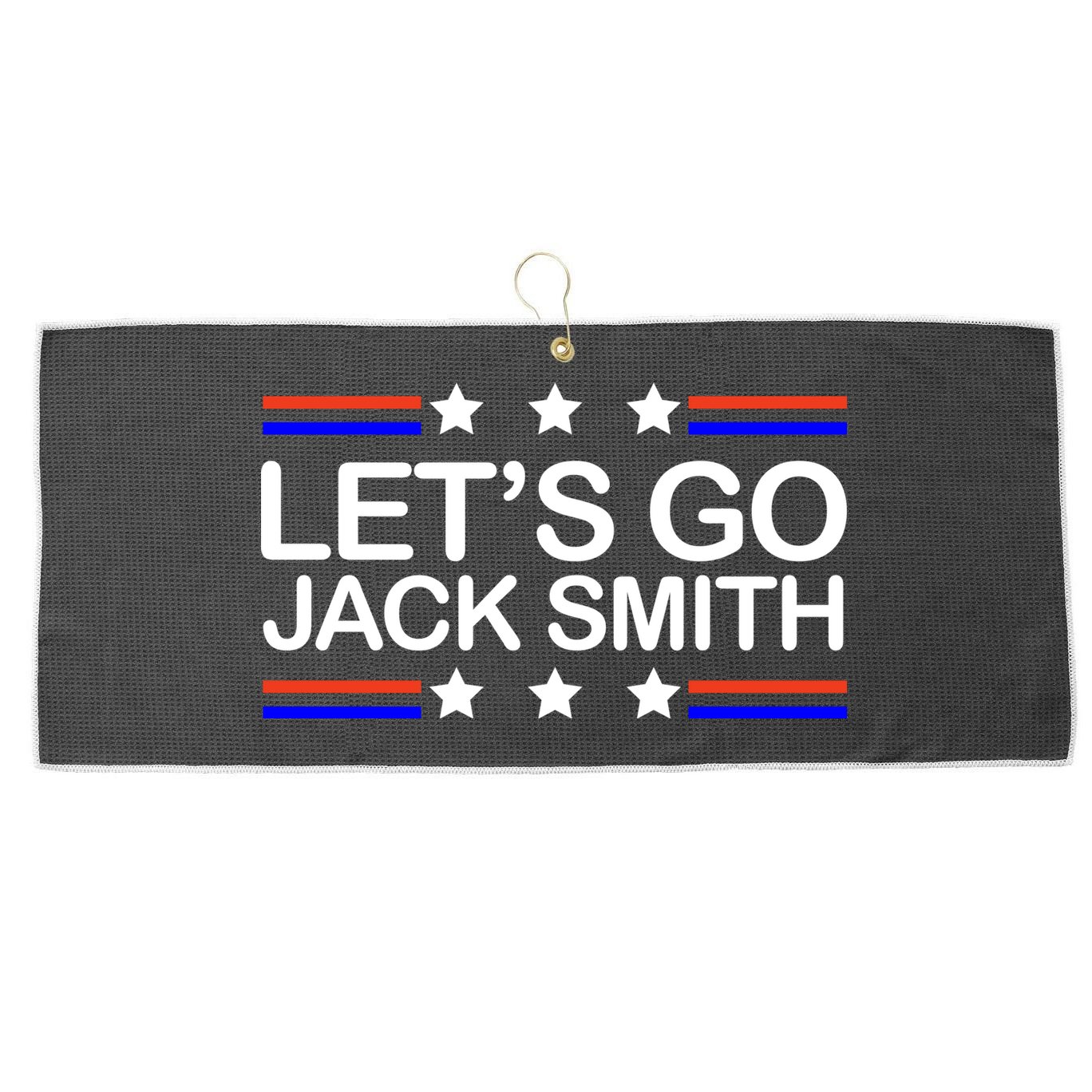 Lets Go Jack Smith For President Large Microfiber Waffle Golf Towel
