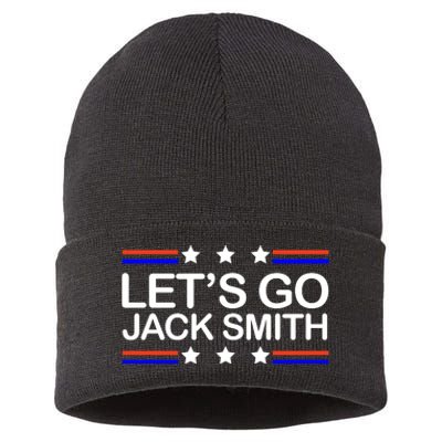 Lets Go Jack Smith For President Sustainable Knit Beanie