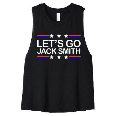 Lets Go Jack Smith For President Women's Racerback Cropped Tank