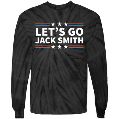 Lets Go Jack Smith For President Fun Summer USA Red Blue Tie-Dye Long Sleeve Shirt