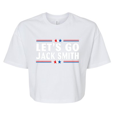 LETS GO JACK SMITH Bella+Canvas Jersey Crop Tee