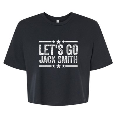 LETS GO JACK SMITH Bella+Canvas Jersey Crop Tee