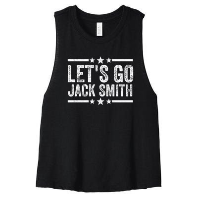 LETS GO JACK SMITH Women's Racerback Cropped Tank