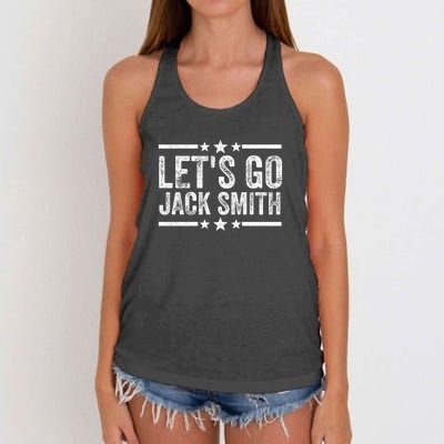 LETS GO JACK SMITH Women's Knotted Racerback Tank