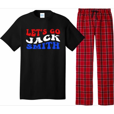 Lets Go Jack Smith For President Fun Summer Groovy USA Pajama Set