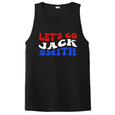 Lets Go Jack Smith For President Fun Summer Groovy USA PosiCharge Competitor Tank