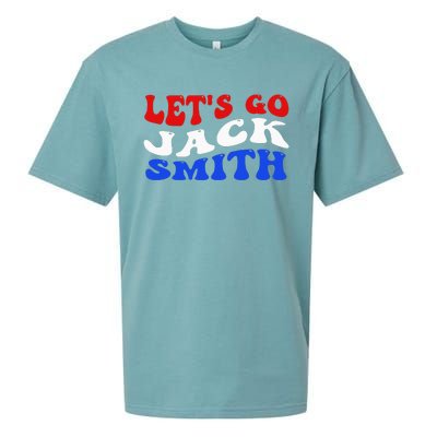 Lets Go Jack Smith For President Fun Summer Groovy USA Sueded Cloud Jersey T-Shirt