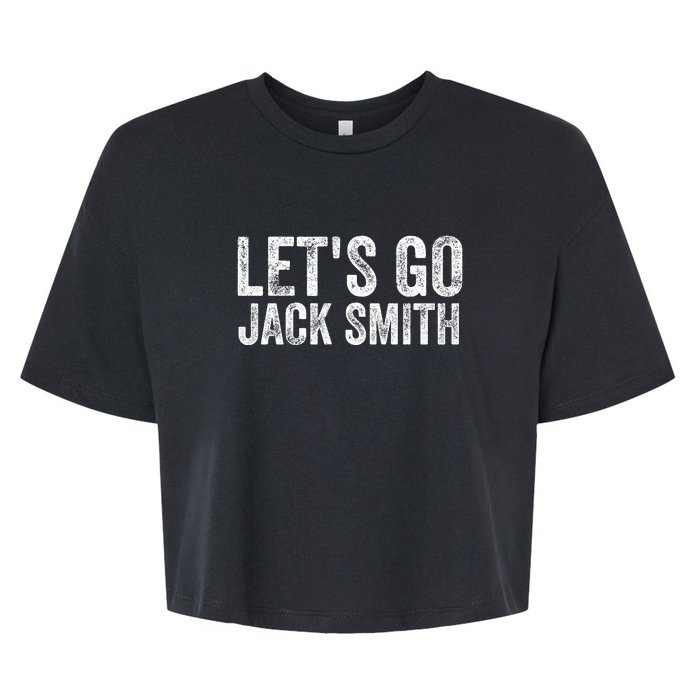 LETS GO JACK SMITH Bella+Canvas Jersey Crop Tee