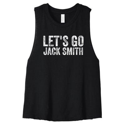 LETS GO JACK SMITH Women's Racerback Cropped Tank