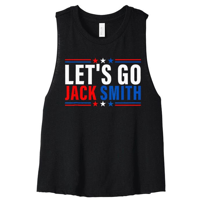 LETS GO JACK SMITH Jack Smith Women's Racerback Cropped Tank