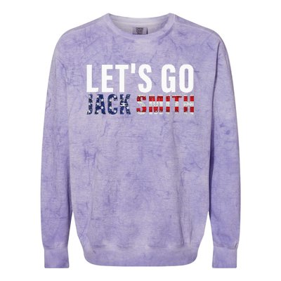 Lets Go Jack Smith Colorblast Crewneck Sweatshirt