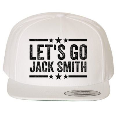 LETS GO JACK SMITH Wool Snapback Cap