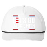 Lets Go Jack Smith Jack Smith Conservative Us Flag Gift Snapback Five-Panel Rope Hat