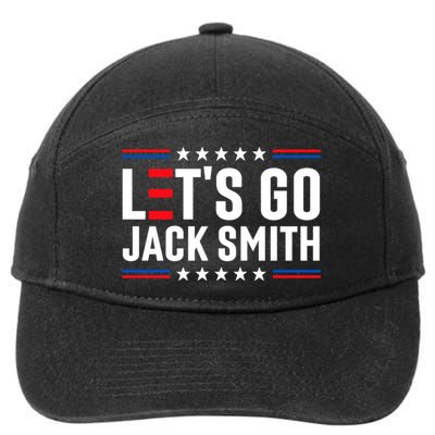 Lets Go Jack Smith Jack Smith Conservative Us Flag Gift 7-Panel Snapback Hat