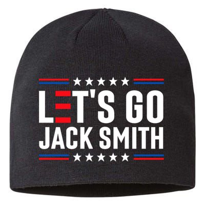 Lets Go Jack Smith Jack Smith Conservative Us Flag Gift Sustainable Beanie