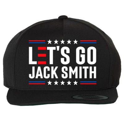 Lets Go Jack Smith Jack Smith Conservative Us Flag Gift Wool Snapback Cap