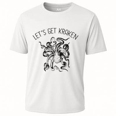 LetS Get Kraken Giant Squid Octopus Funny Pun Performance Shirt
