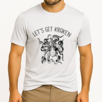 LetS Get Kraken Giant Squid Octopus Funny Pun Cooling Performance Crew T-Shirt