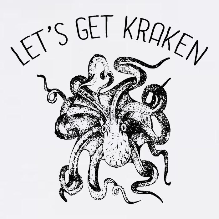 LetS Get Kraken Giant Squid Octopus Funny Pun Cooling Performance Crew T-Shirt