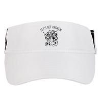 LetS Get Kraken Giant Squid Octopus Funny Pun Adult Drive Performance Visor