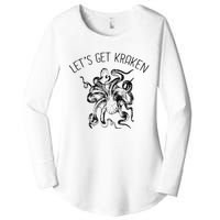 LetS Get Kraken Giant Squid Octopus Funny Pun Women's Perfect Tri Tunic Long Sleeve Shirt