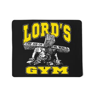 Lords Gym LordS The Sin Of World Jesus Mousepad