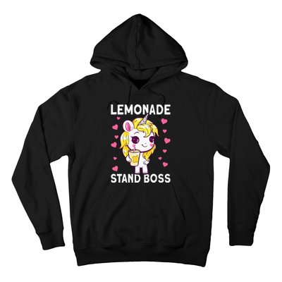 Lemonade Girl Lemonade Stand Boss Hoodie