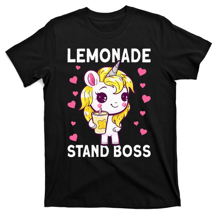 Lemonade Girl Lemonade Stand Boss T-Shirt