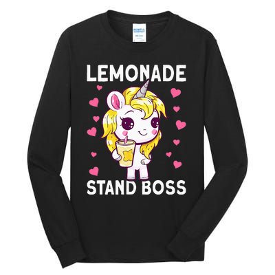 Lemonade Girl Lemonade Stand Boss Tall Long Sleeve T-Shirt