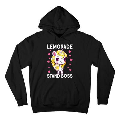 Lemonade Girl Lemonade Stand Boss Tall Hoodie