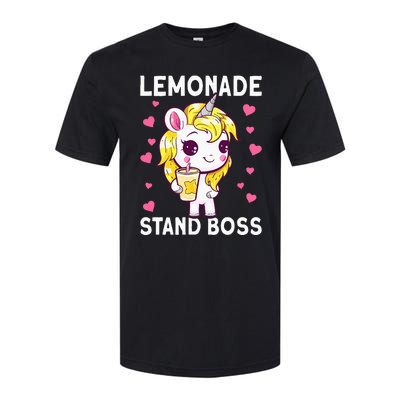 Lemonade Girl Lemonade Stand Boss Softstyle® CVC T-Shirt