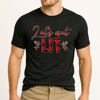 Lets Get Lit Christmas Holiday Party Performance Shirt