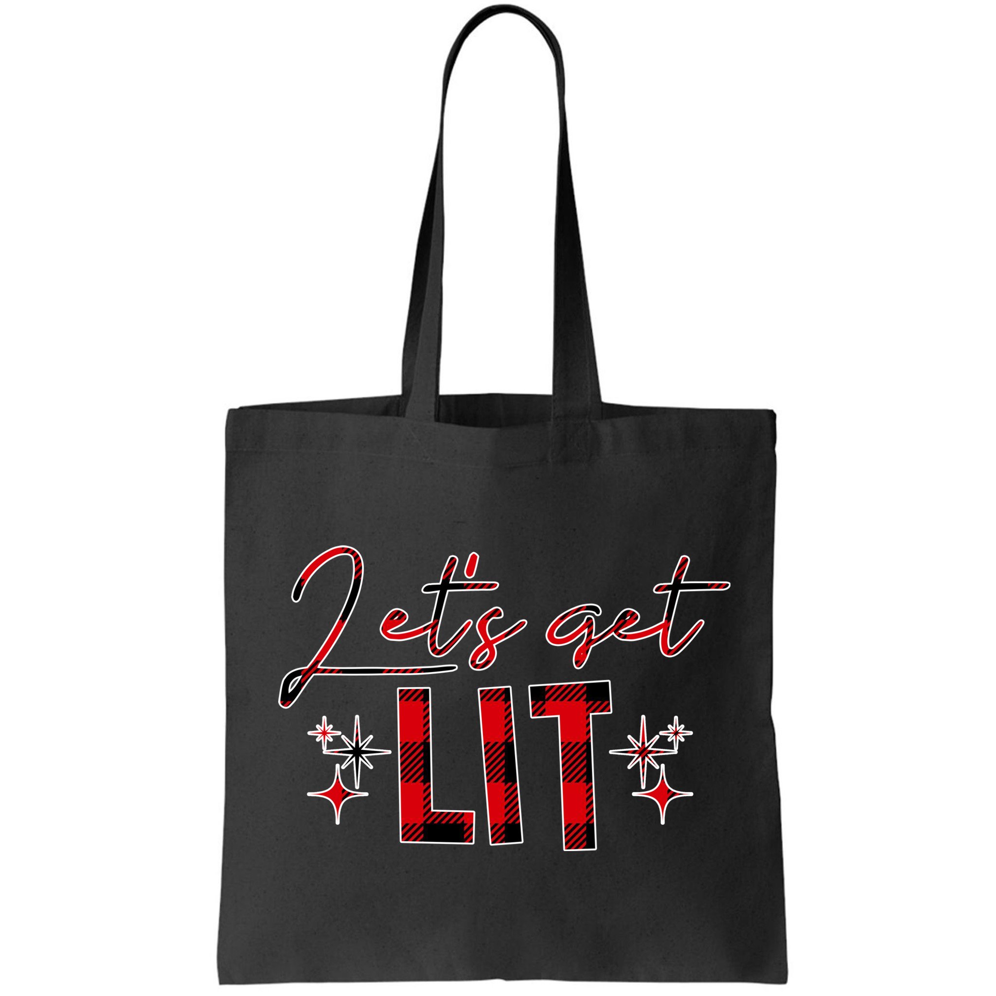 Lets Get Lit Christmas Holiday Party Bag