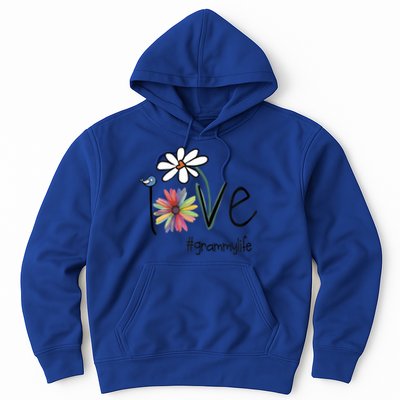 Love Grammy Life Art Flower Gift Hoodie