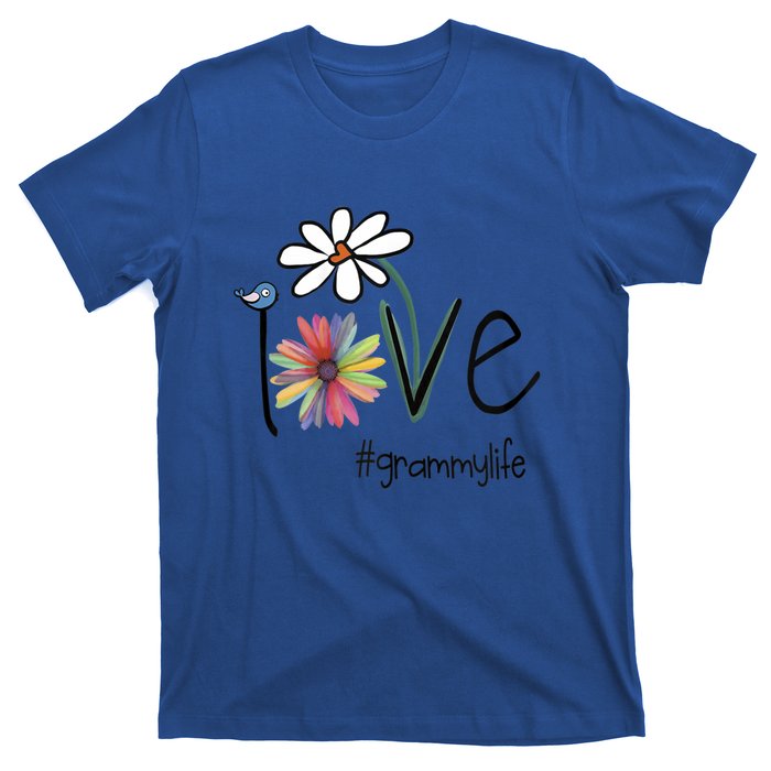 Love Grammy Life Art Flower Gift T-Shirt