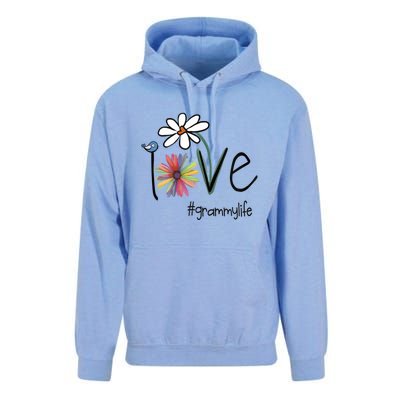 Love Grammy Life Art Flower Gift Unisex Surf Hoodie