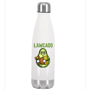 Lawcado Gift Legal Counsel Attorney Law School Student Lawyer Cool Gift Stainless Steel Insulated Water Bottle