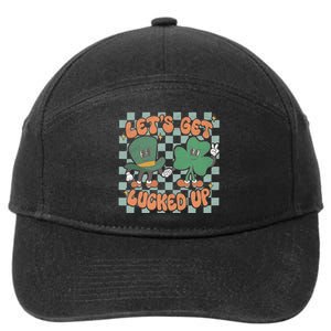 Let's Get Lucked Up Beer Lover Shamrock St Patricks Day 7-Panel Snapback Hat