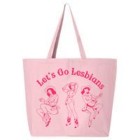 Let's Go Lesbians Subtle Lesbian Live Laugh Lesbian LGBTQ 25L Jumbo Tote