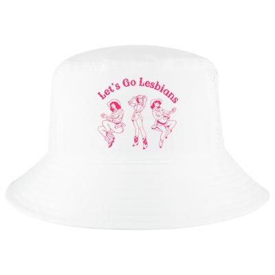 Let's Go Lesbians Subtle Lesbian Live Laugh Lesbian LGBTQ Cool Comfort Performance Bucket Hat