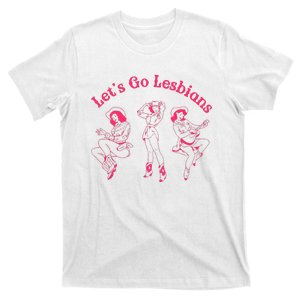 Let's Go Lesbians Subtle Lesbian Live Laugh Lesbian LGBTQ T-Shirt