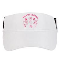 Let's Go Lesbians Subtle Lesbian Live Laugh Lesbian LGBTQ Adult Drive Performance Visor