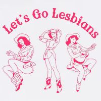 Let's Go Lesbians Subtle Lesbian Live Laugh Lesbian LGBTQ Golf Towel