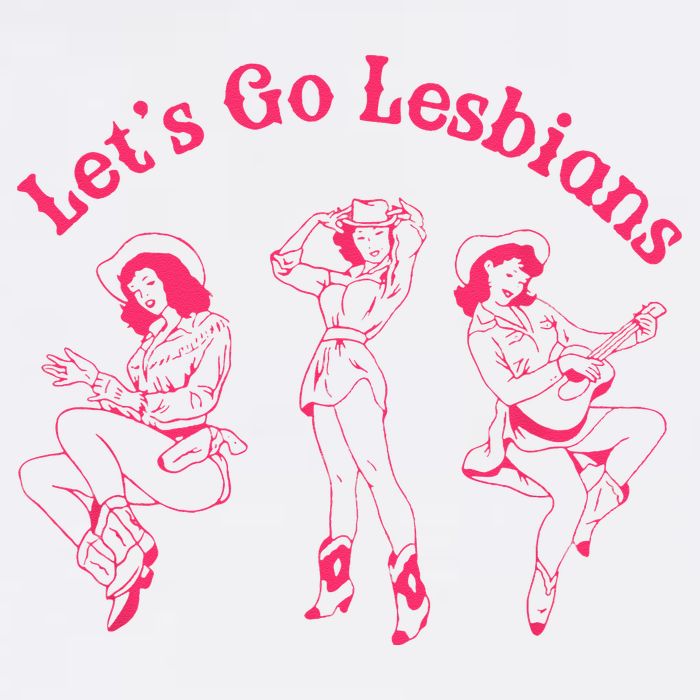Let's Go Lesbians Subtle Lesbian Live Laugh Lesbian LGBTQ Golf Towel