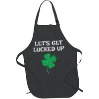 Let's Get Lucked Up Funny St. Saint Patrick's Day Apron